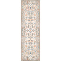 LÄUFER Living Zaveran 80/250 cm  in Terracotta, Perlmutt, Graublau  - Graublau/Perlmutt, LIFESTYLE, Kunststoff/Textil (80/250cm) - Lindorug