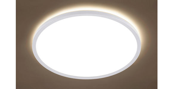 LED-DECKENLEUCHTE 42/2,9 cm   - Weiß, Basics, Kunststoff (42/2,9cm) - Novel