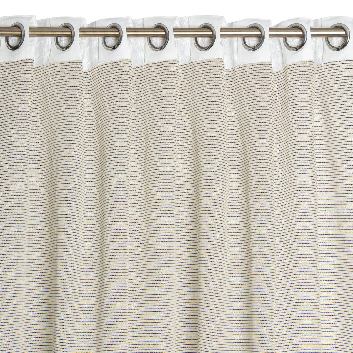 FERTIGVORHANG transparent  - Greige, Basics, Textil (140/240cm)