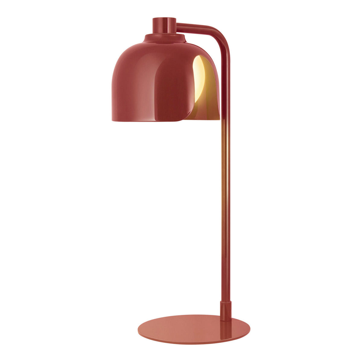 TISCHLEUCHTE 15/20/40 cm   - Rot, Basics, Glas/Metall (15/20/40cm) - Osram