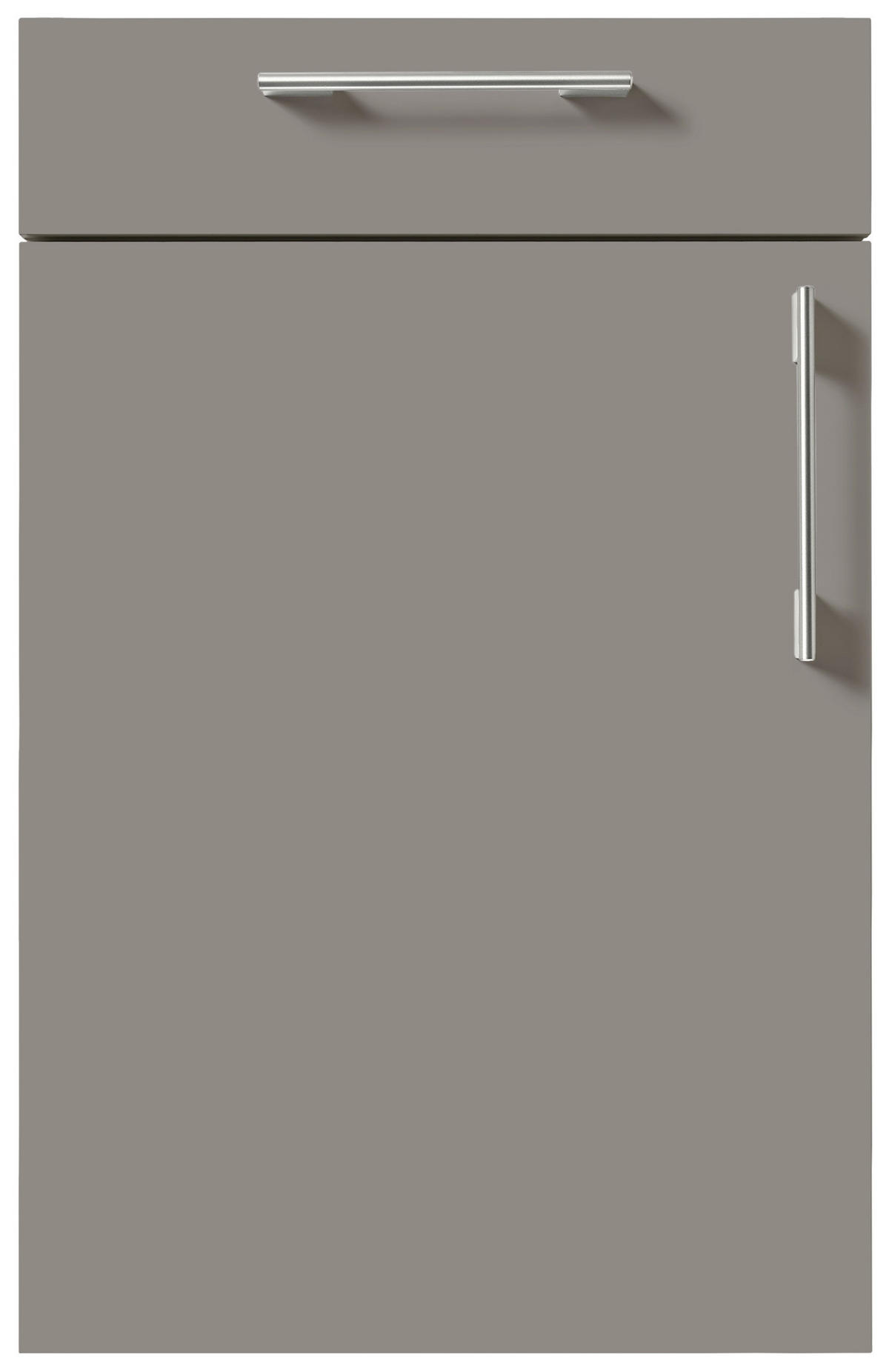 EINBAUKÜCHE UMANI  - Gelb/Grau, Design, Holzwerkstoff - Novel