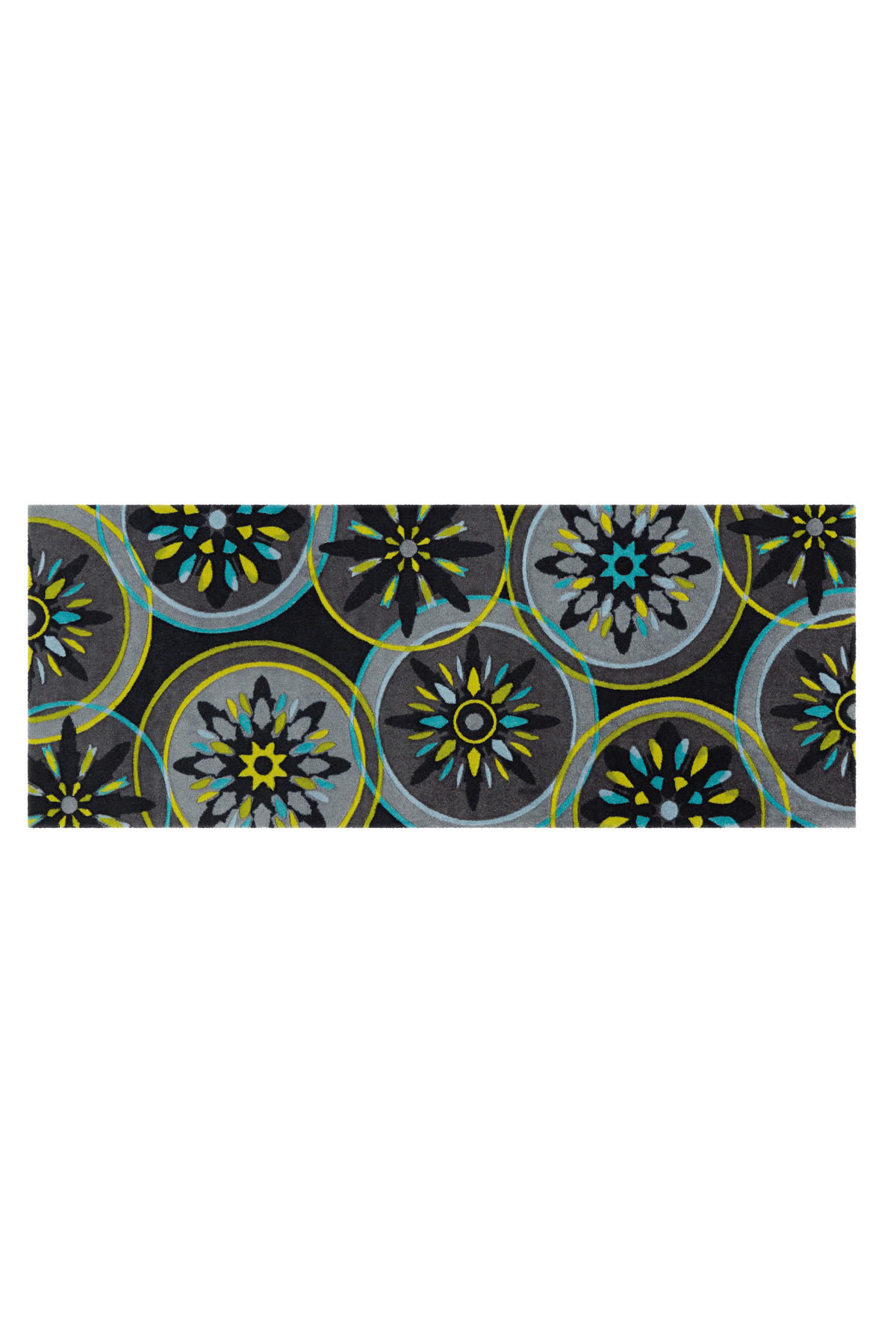 FUSSMATTE 64/168 cm  - Blau, Basics, Kunststoff/Textil (64/168cm) - Kayoom
