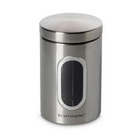 VORRATSDOSE 1,4 L  - Silberfarben, MODERN, Metall (12/18/12cm) - Echtwerk