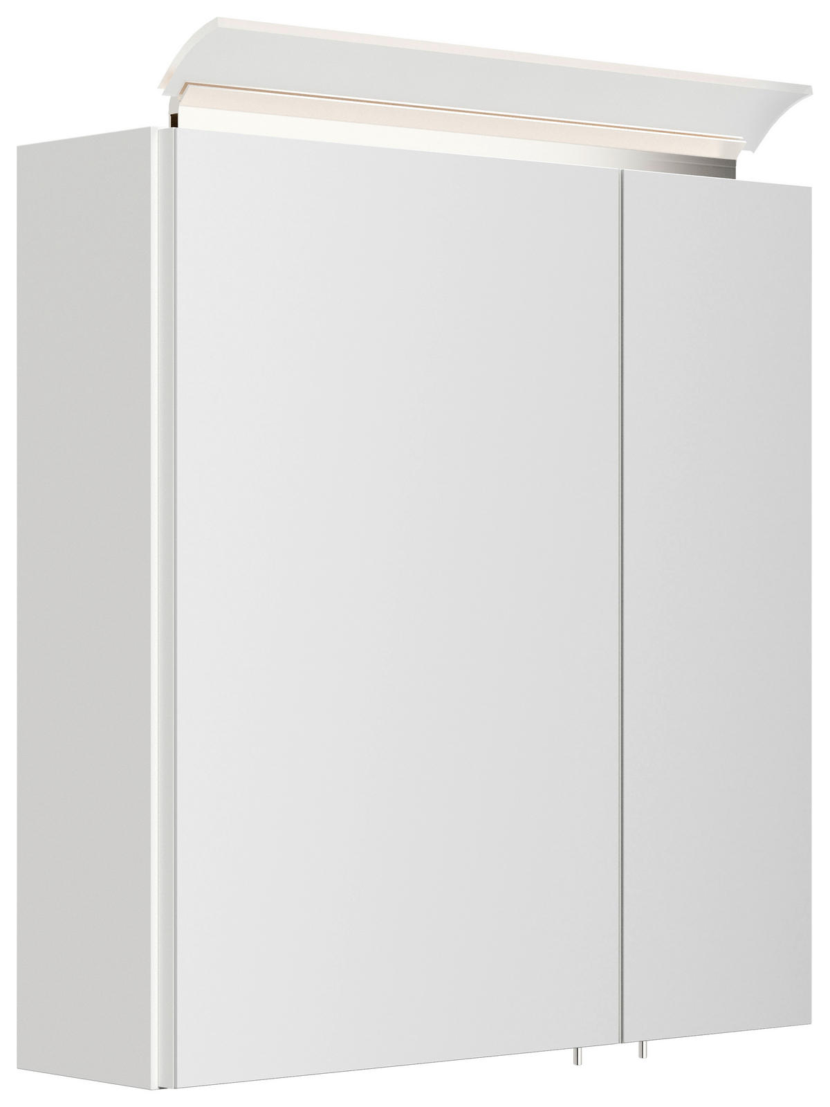 BADEZIMMER 2-teilig  in 70 cm  - Weiß Hochglanz/Weiß, Basics, Keramik/Holzwerkstoff (70cm) - MID.YOU