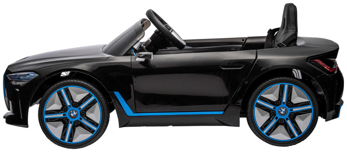 ELEKTRO-KINDERAUTO  - Schwarz, KONVENTIONELL, Kunststoff/Metall (115/67/45cm) - Atrigo