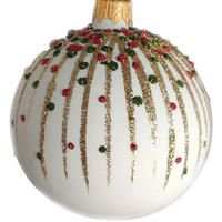 JULGRANSKULA 8 cm  - vit, Lifestyle, metall/glas (8cm) - Best Price