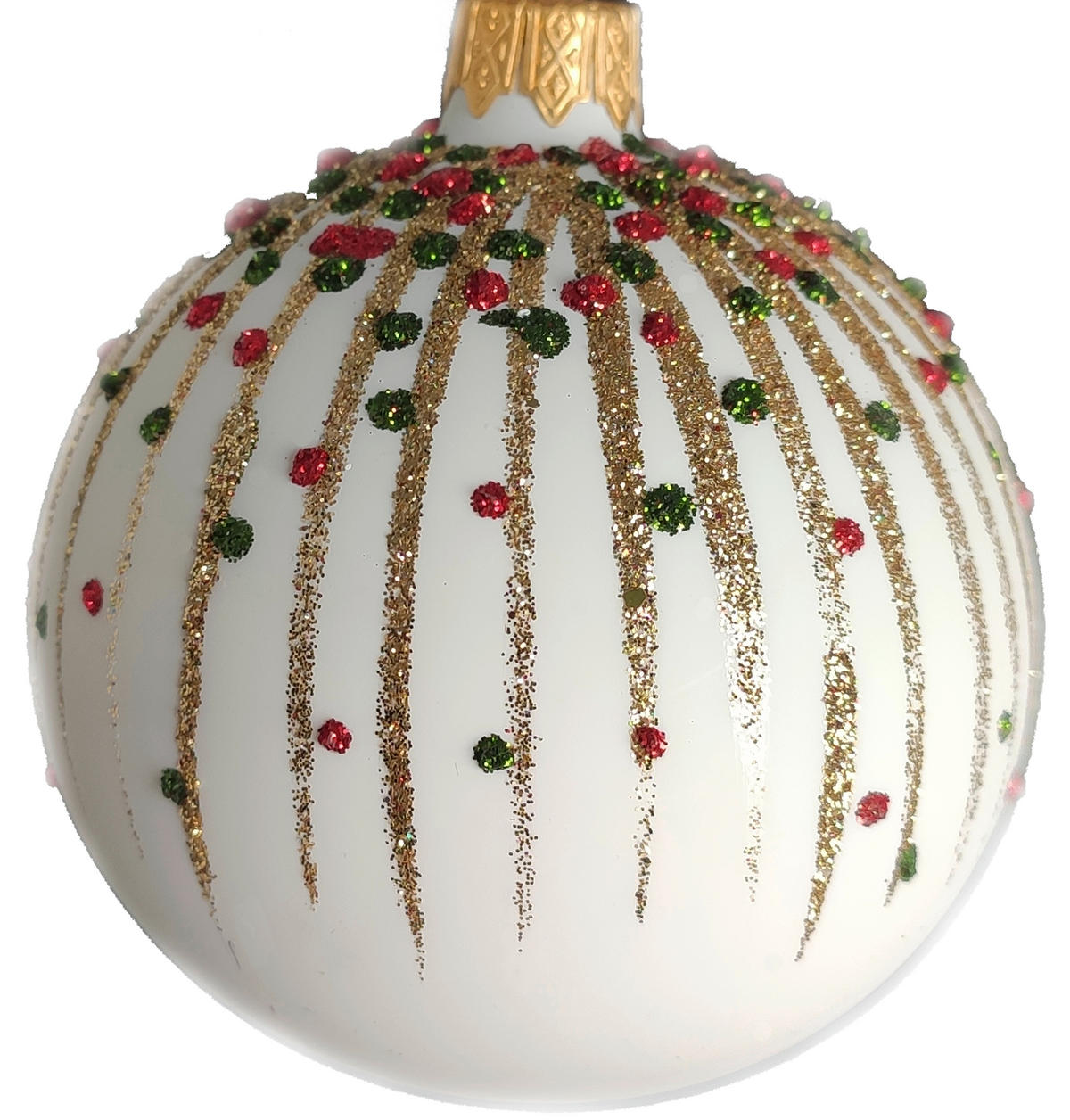 JULGRANSKULA 8 cm  - vit, Lifestyle, metall/glas (8cm) - Best Price