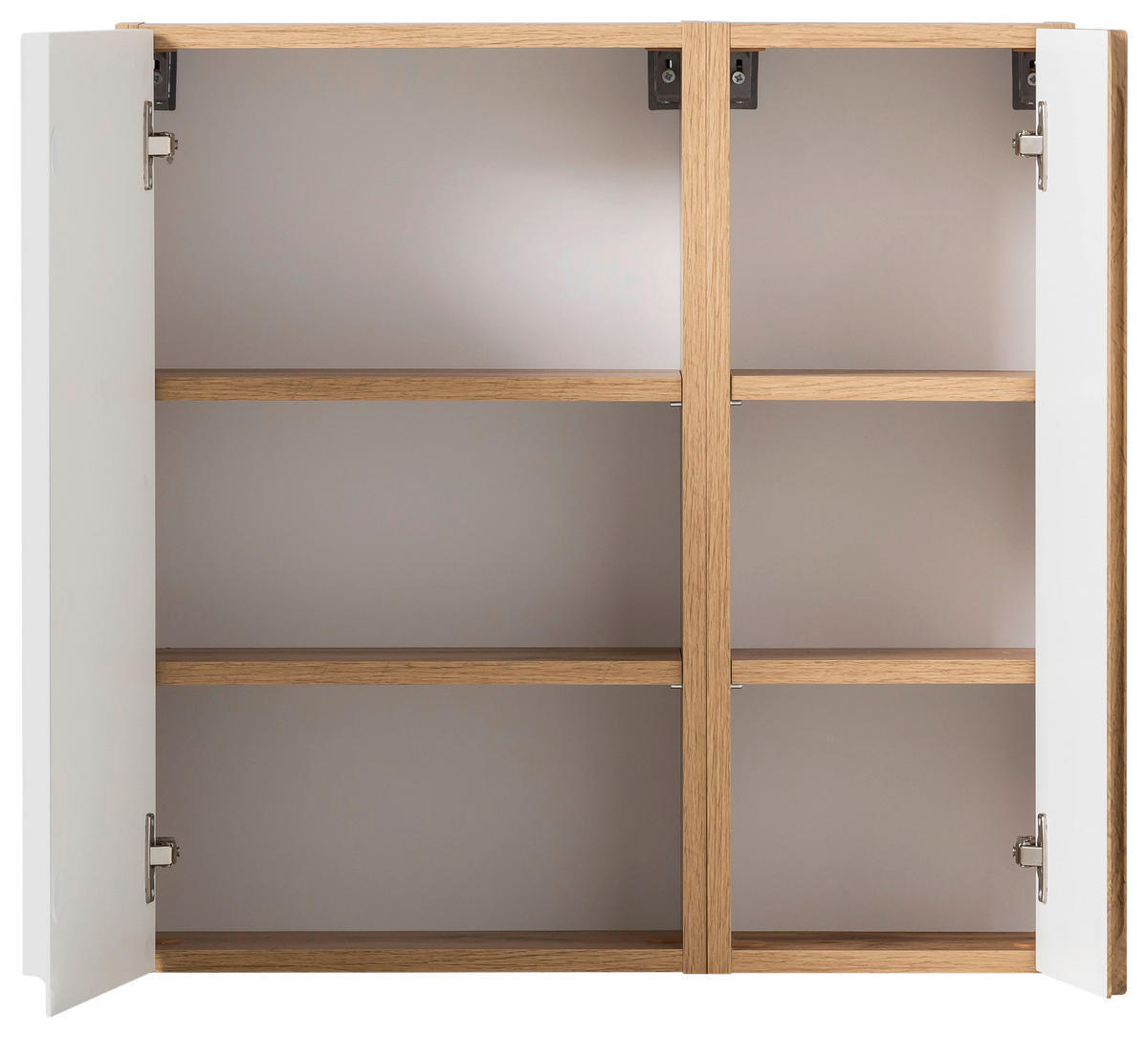 HÄNGESCHRANK 65/64/20 cm  - Weiss/Eiche Wotan, Modern, Holzwerkstoff (65/64/20cm) - Held