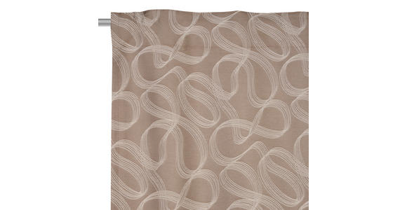 FERTIGVORHANG blickdicht  - Beige, Design, Textil (140/255cm) - Novel