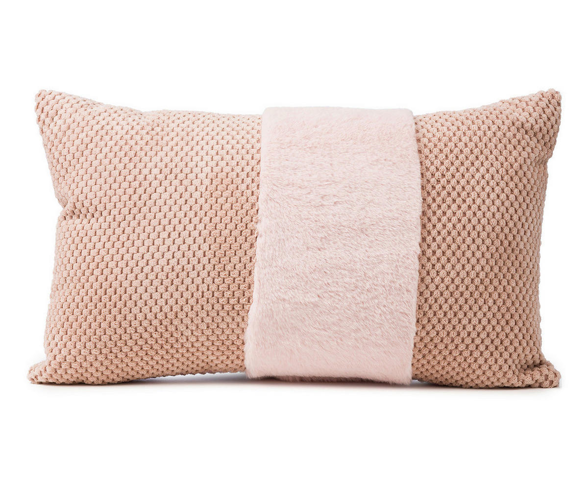 DEKORAČNÍ POLŠTÁŘ 30/50 cm - starorůžová, Basics, textil (30/50cm) - Novel