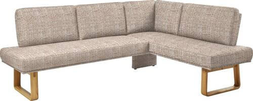 ECKBANK 265/174 cm  in Orange, Eichefarben  - Eichefarben/Orange, Design, Holz/Textil (265/174cm) - Dieter Knoll