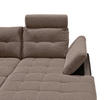 WOHNLANDSCHAFT Dunkelbraun, Hellbraun Webstoff  - Hellbraun/Dunkelbraun, MODERN, Textil (218/324/170cm) - MID.YOU