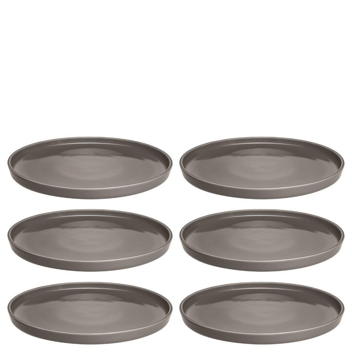 SPEISETELLER ROMA    - Taupe, KONVENTIONELL, Keramik (22,00/2,30/22,00cm) - Leonardo