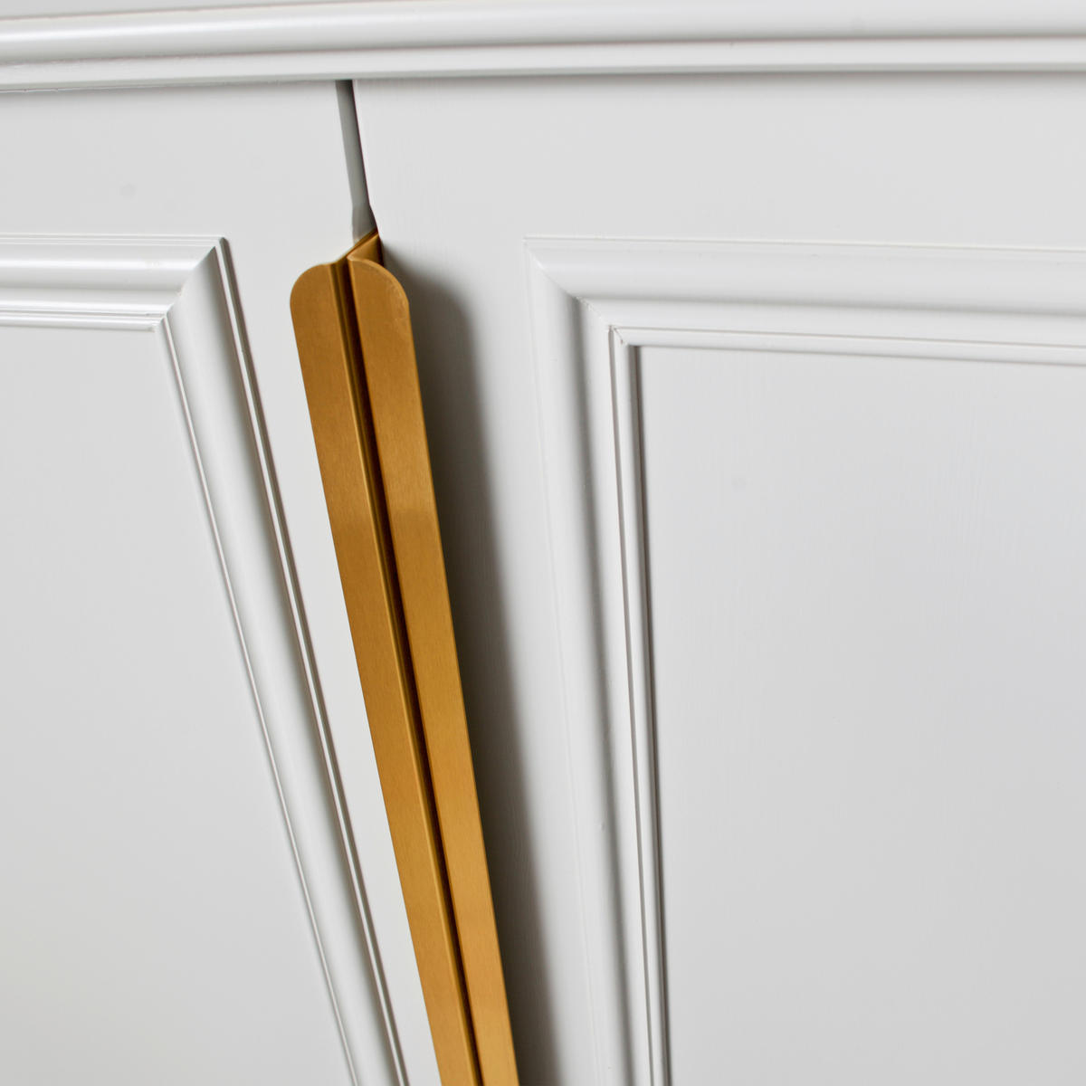 GARDEROBENSCHRANK Organize  in 110/215/62 cm  - Roségold/Hellgrau, Design, Holz/Holzwerkstoff (110/215/62cm) - Livetastic