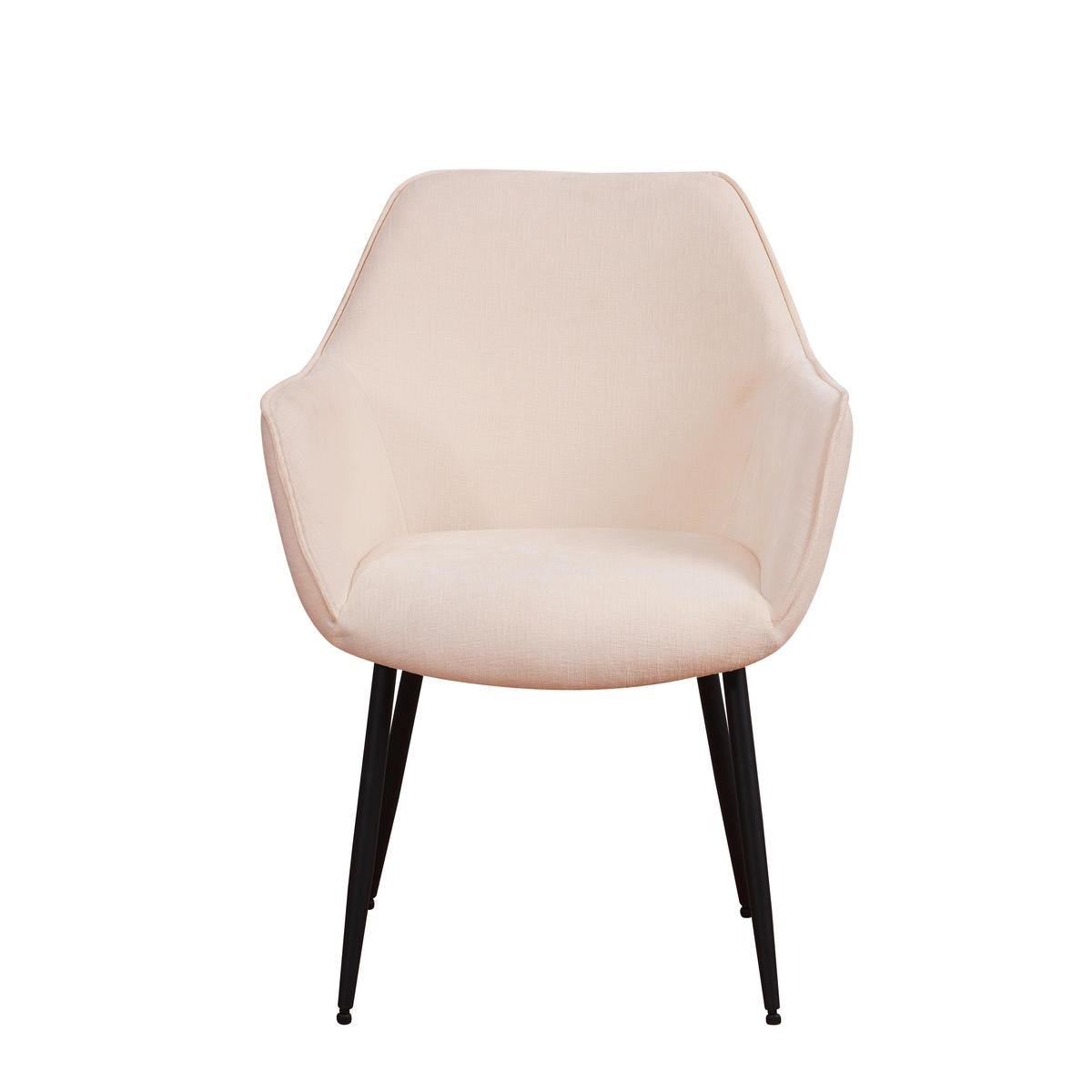 SADA STOLIČIEK S PODRÚČKAMI 2 kus - čierna/biela, Modern, kov/textil (61/84/59,5cm) - MID.YOU