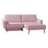 WOHNLANDSCHAFT in Textil Rosa - Rosa, Design, Holz/Textil (220/168cm) - Novel WOHNLANDSCHAFT in Textil Rosa - Rosa, Design, Holz/Textil (220/168cm) - Novel