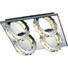 LED-DECKENLEUCHTE - Chromfarben, Design, Glas/Metall (28cm) LED-DECKENLEUCHTE - Chromfarben, Design, Glas/Metall (28cm)
