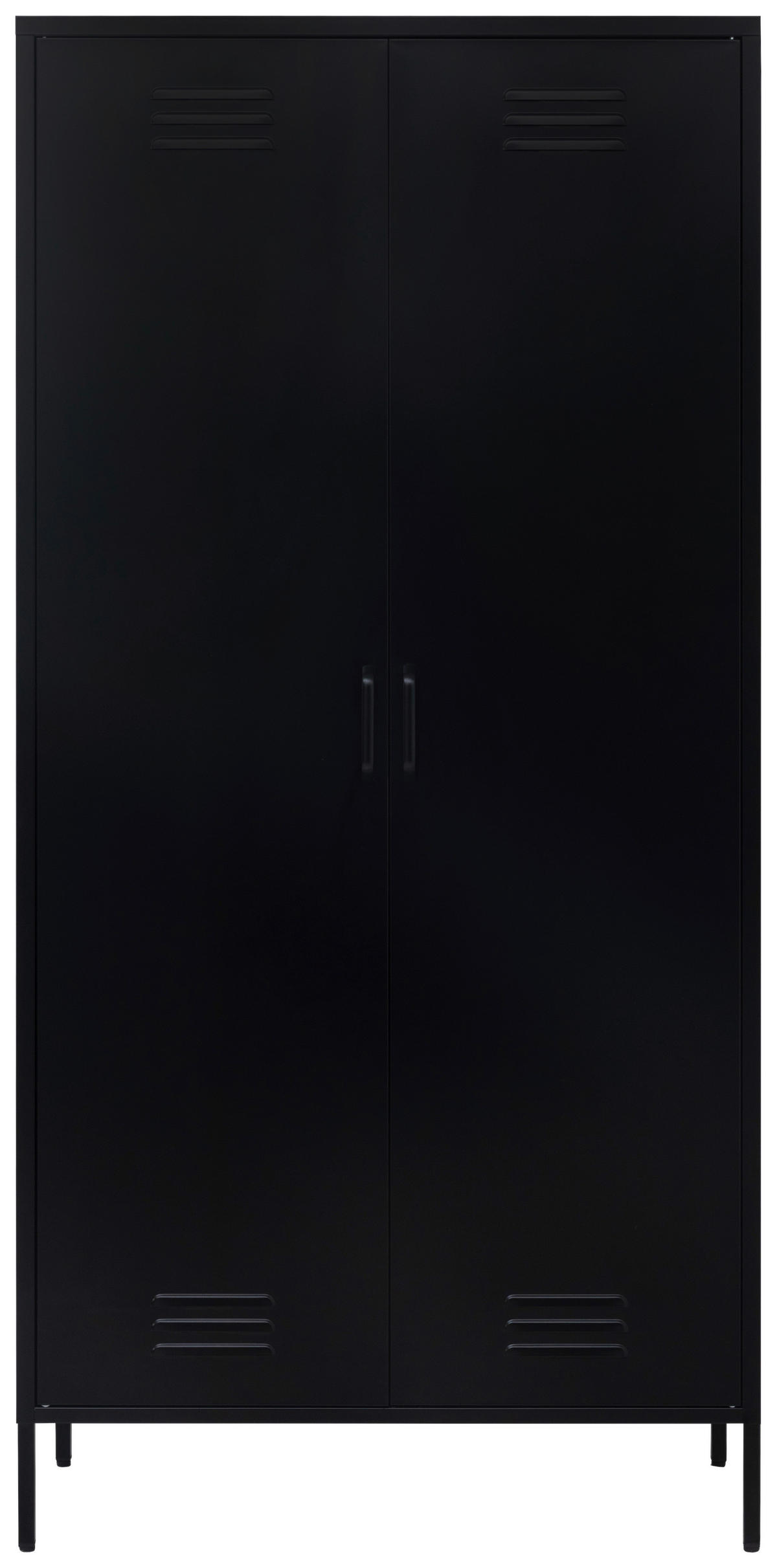 HIGHBOARD  in 80/185/40 cm  - Schwarz, Design, Metall (80/185/40cm) - MID.YOU