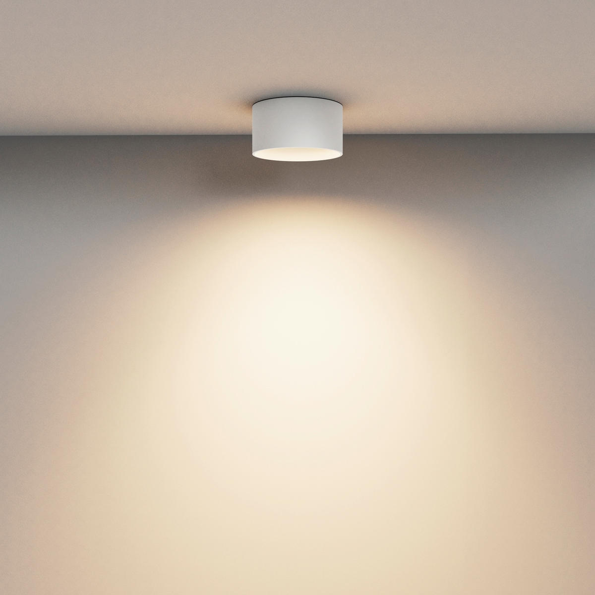 DECKENLEUCHTE Ceiling 14/7 cm  - Weiß, Design, Metall (14/7cm) - MAYTONI