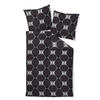 BETTWÄSCHE J.D. Makosatin 155/220 cm  - Anthrazit/Grau, Design, Textil (155/220cm) - Janine