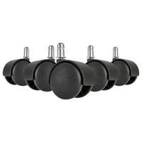 DREHSTUHLROLLE  in  - Schwarz, Basics, Kunststoff (5cm) - MID.YOU