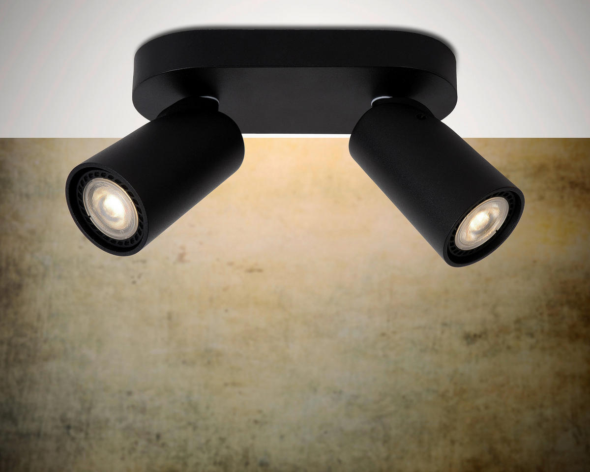 LED-STRAHLER 20/9/12.5 cm   - Schwarz, KONVENTIONELL (20/9/12.5cm) - Lucide