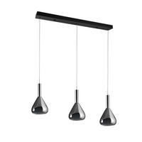 LED-HÄNGELEUCHTE Cipera 100/20/200 cm   - Chromfarben, Design, Glas/Metall (100/20/200cm) - Cinque