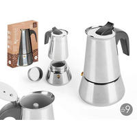 POSUDA ZA PRIPREMANJE KAVE KINVARA  - boje oplemenjenog čelika, Basics, metal/plastika (21/14/12cm)