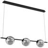 ZÁVĚSNÉ LED SVÍTIDLO, 124/20/215 cm - černá/barvy chromu, Design, kov/plast (124/20/215cm) - Dieter Knoll