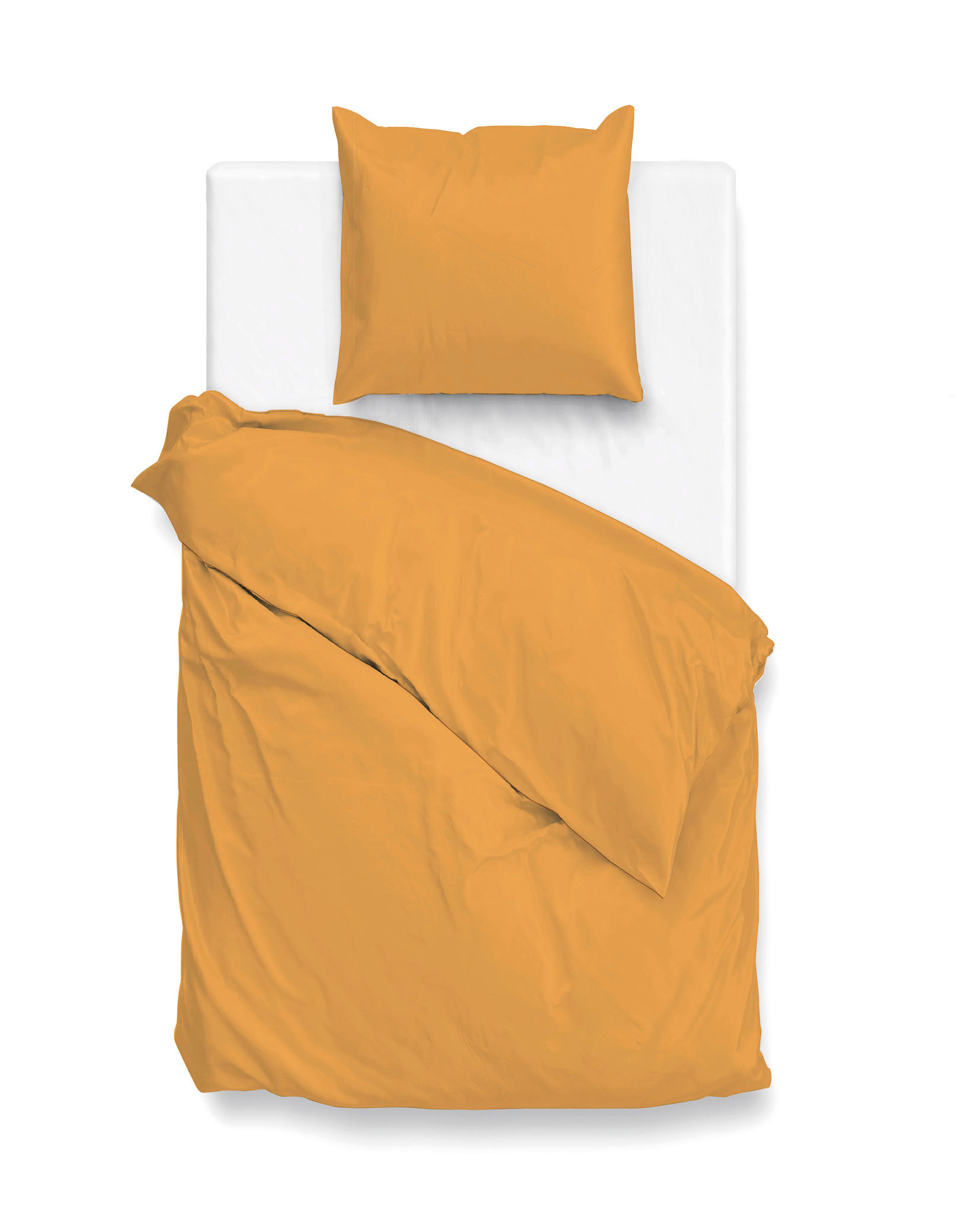 Zohome Bettwäsche Satinado Gold 155x220 cm