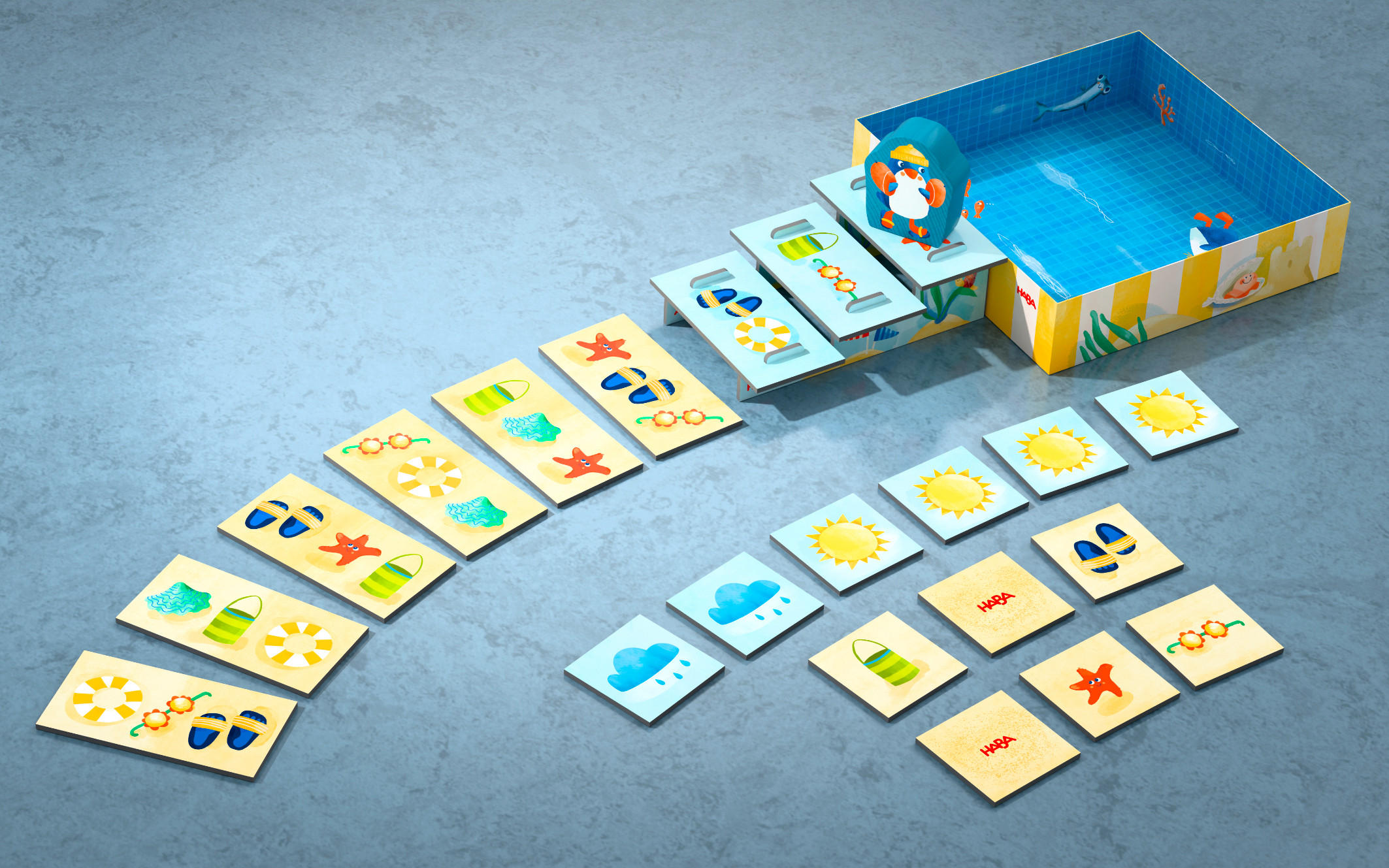 LERNSPIEL Meine ersten Spiele  - Multicolor, Basics, Karton (13/13/3,8cm) - Haba