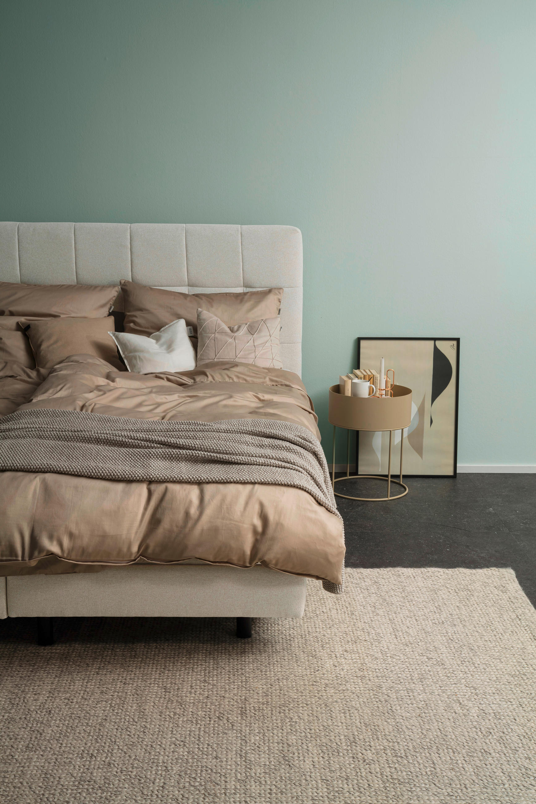 WENDEBETTWÄSCHE SW-PURE Satin 200/200 cm  - Sandfarben/Beige, Basics, Textil (200/200cm) - Schöner Wohnen