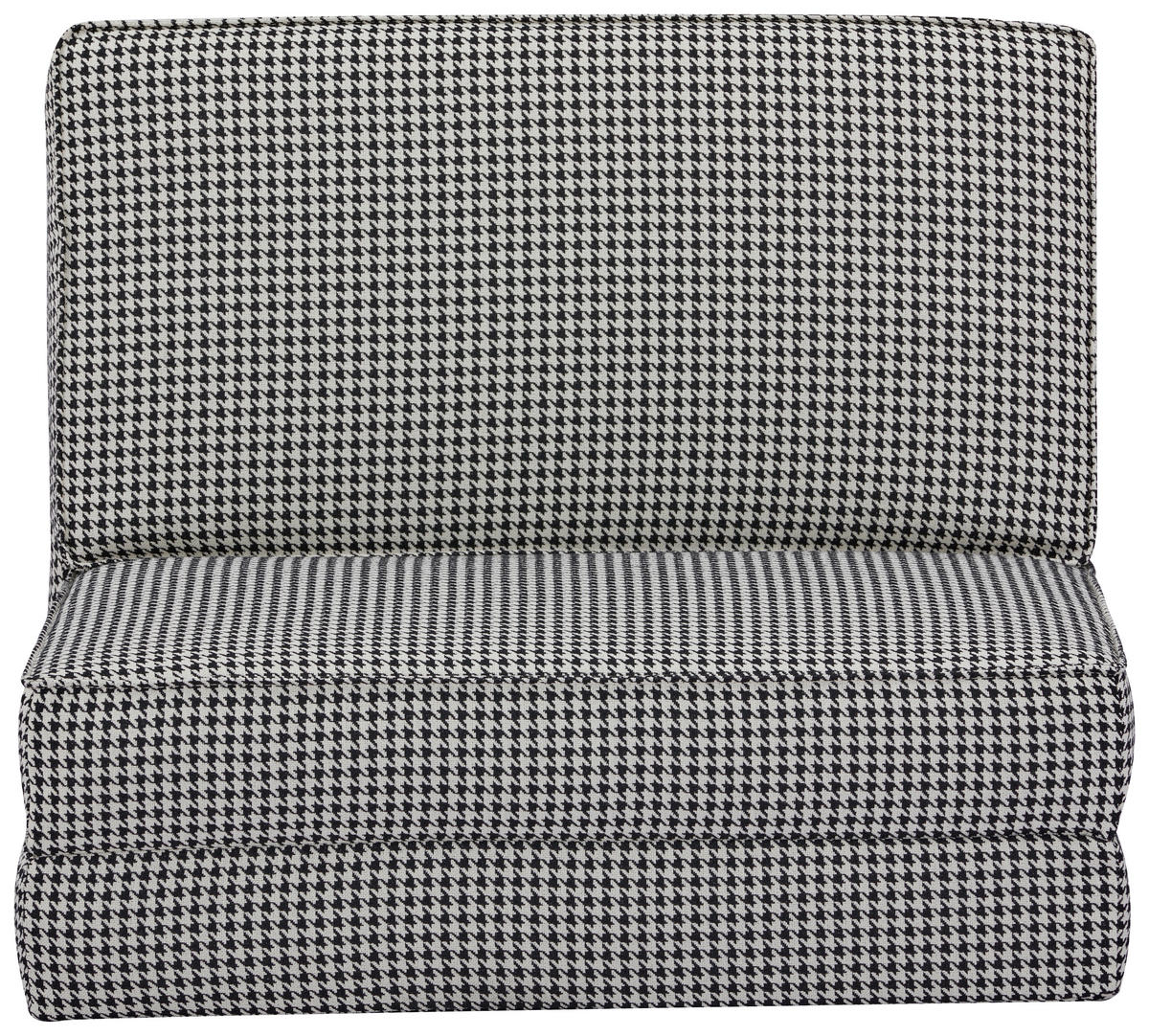 SCHLAFSESSEL Jacquard Weiß, Schwarz    - Schwarz/Weiß, MODERN, Textil (74/61,5/80cm) - MID.YOU