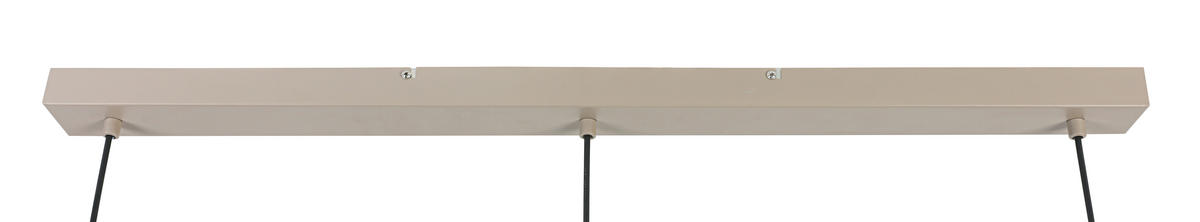 HÄNGELEUCHTE 110/30/120 cm  - Sandfarben/Weiß, Trend, Kunststoff/Metall (110/30/120cm) - Collett's Monde