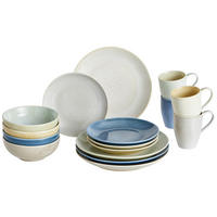 KOMBISERVICE 16-teilig  - Multicolor, Basics, Keramik (35/35/34cm) - Creatable