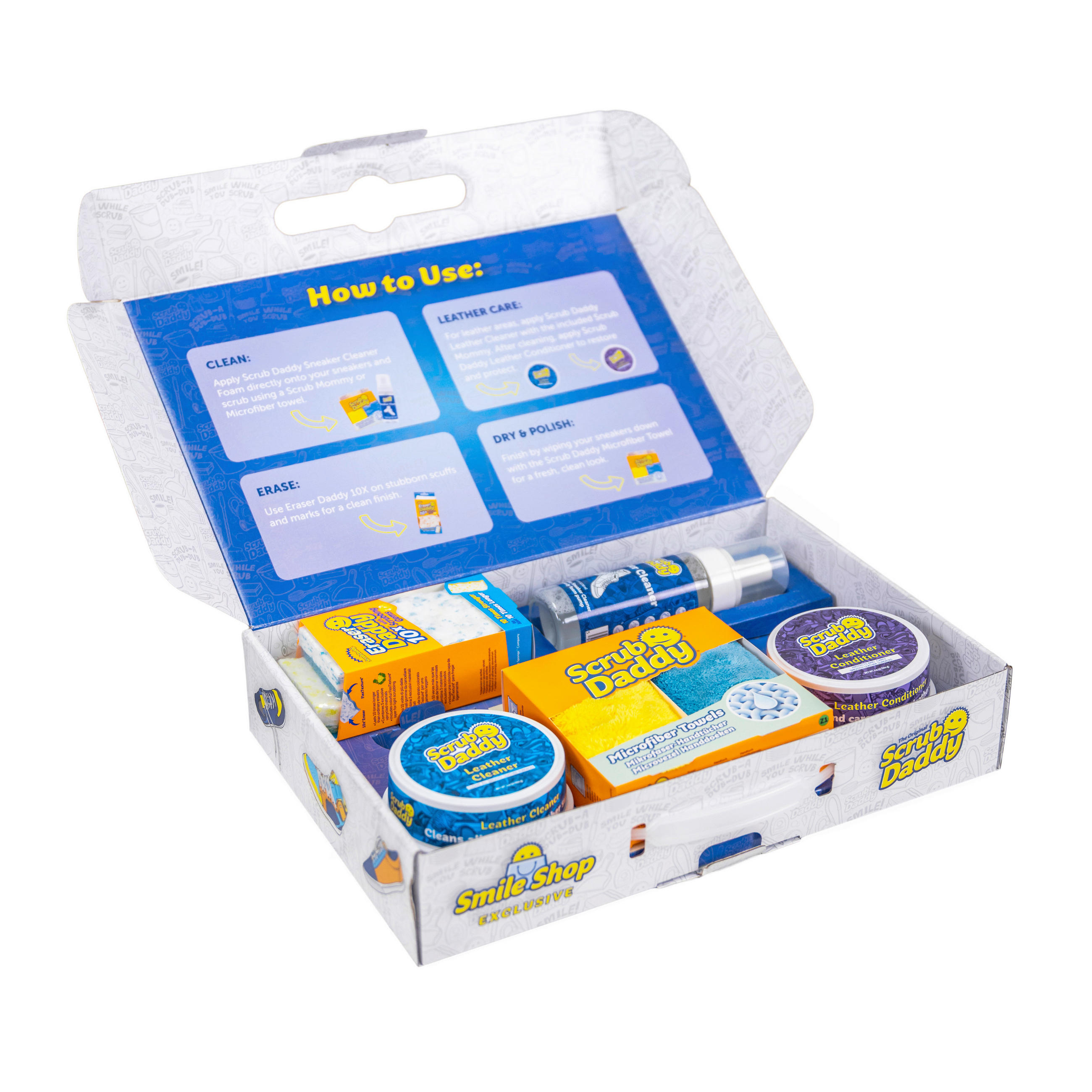 SADA ČISTIACICH PROSTRIEDKOV - Basics, prírodné materiály (39/25.7/7.7cm)