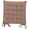 SITZKISSEN 40/40 cm  - Taupe, Textil (40/40cm) - Esposa