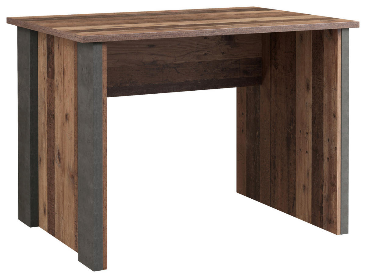 SCHREIBTISCH 103/70/73.5 cm  in Braun, Dunkelgrau  - Dunkelgrau/Braun, KONVENTIONELL, Holzwerkstoff/Kunststoff (103/70/73.5cm) - MID.YOU