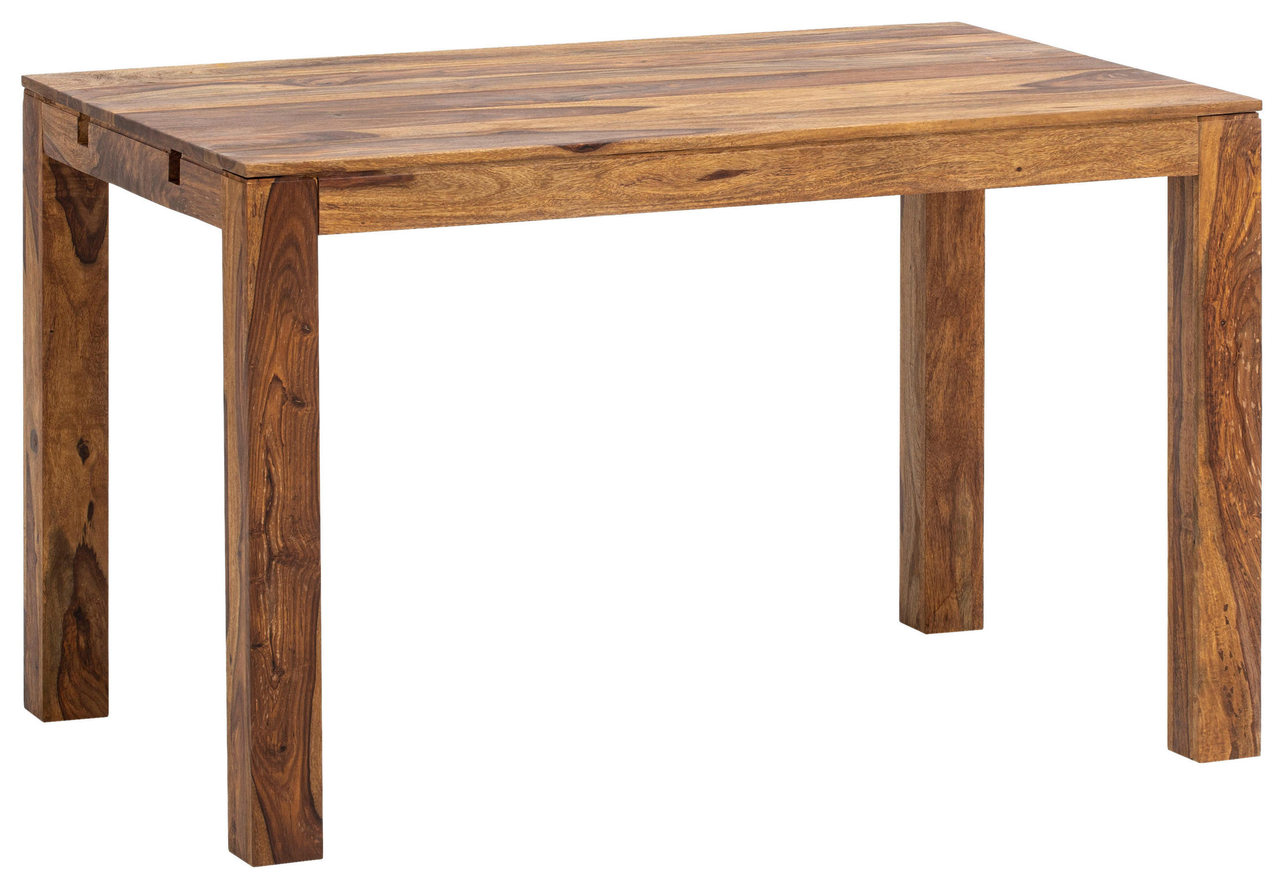 ESSTISCH Sheesham massiv rechteckig Sheeshamfarben  - Sheeshamfarben, Design, Holz (120/80/76cm) - MID.YOU