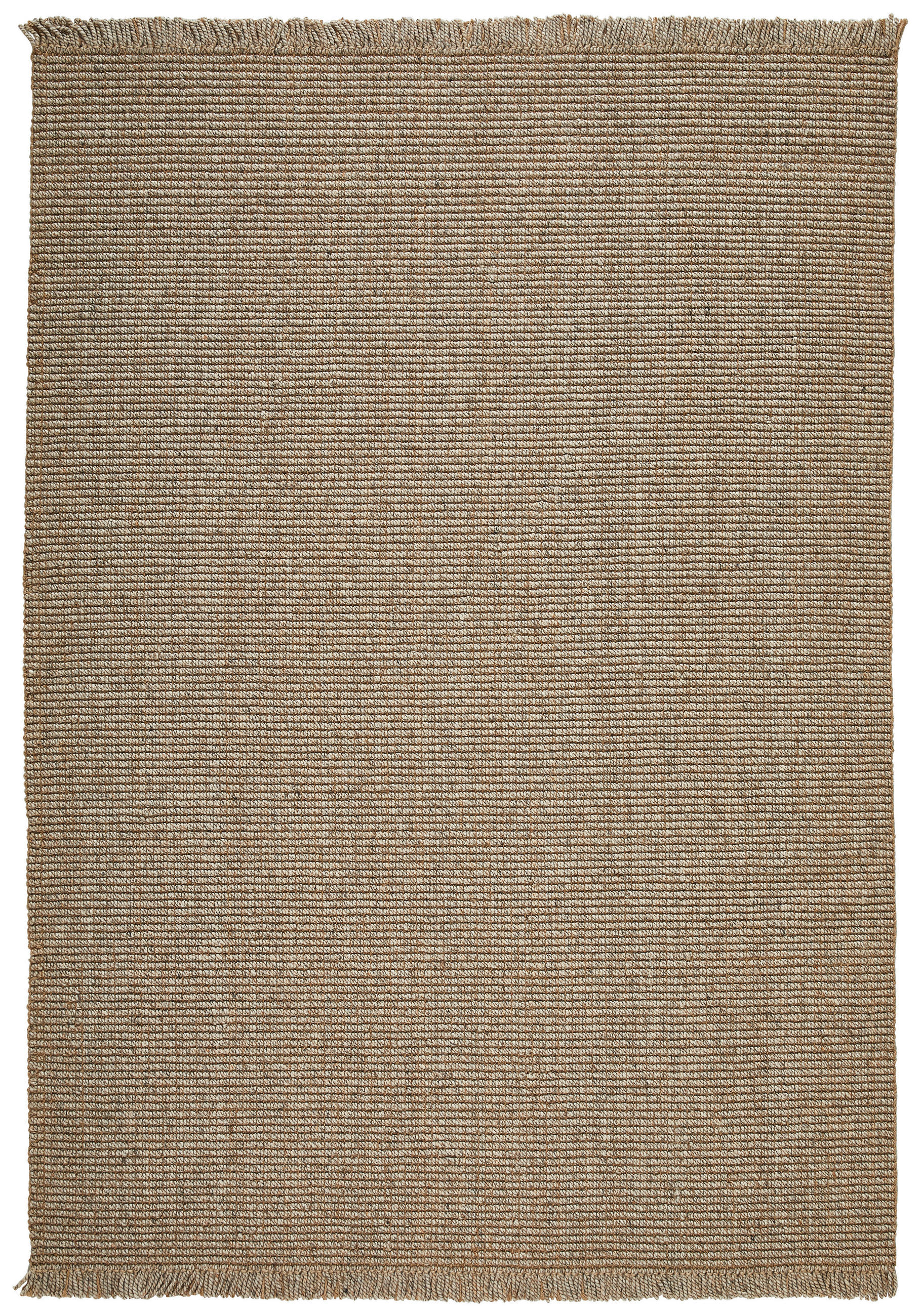 HANDWEBTEPPICH 160/230 cm Naturfarben, Beige  - Beige/Naturfarben, Design, Textil (160/230cm) - Linea Natura