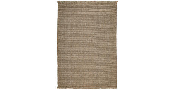 HANDWEBTEPPICH 160/230 cm Naturfarben, Beige  - Beige/Naturfarben, Design, Textil (160/230cm) - Linea Natura
