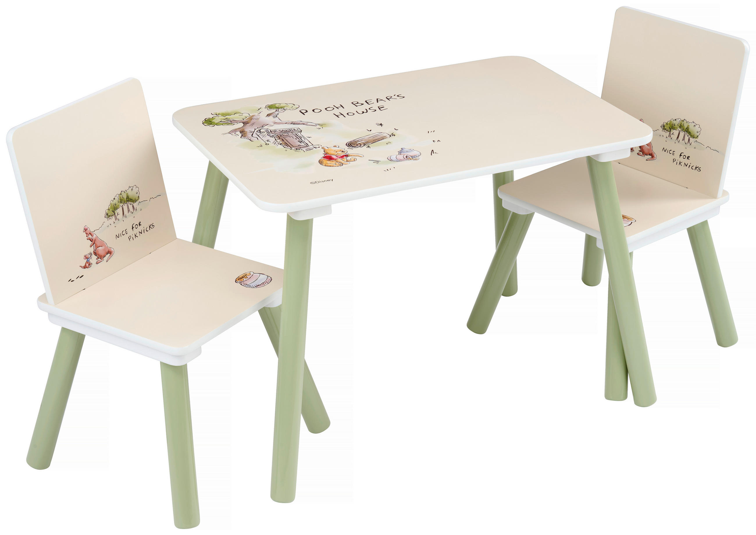 KINDERSITZGRUPPE Winnie Puuh Multicolor  - Multicolor, Basics, Holz/Holzwerkstoff - Disney