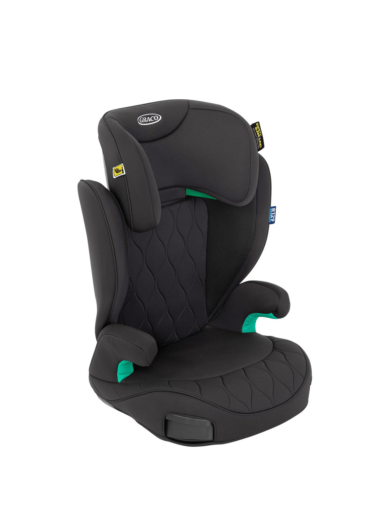 KINDERAUTOSITZ Affix R129  - Schwarz, Basics, Kunststoff/Textil (39/46,3/64,5-85,5cm) - Graco