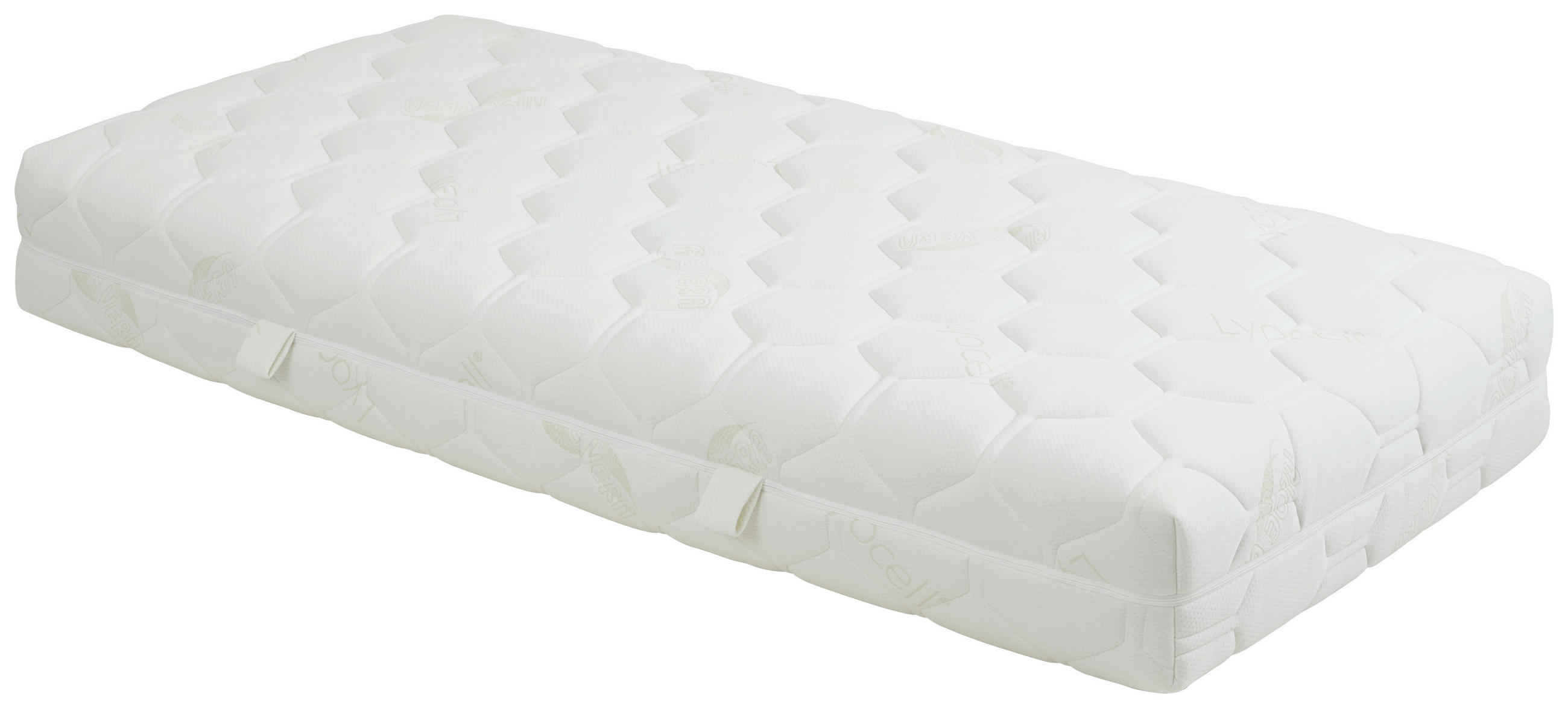 MATRATZE 140/200 cm Höhe ca. 25 cm 7 -Zonen - Weiß, KONVENTIONELL, Textil (140/200cm) - Ele