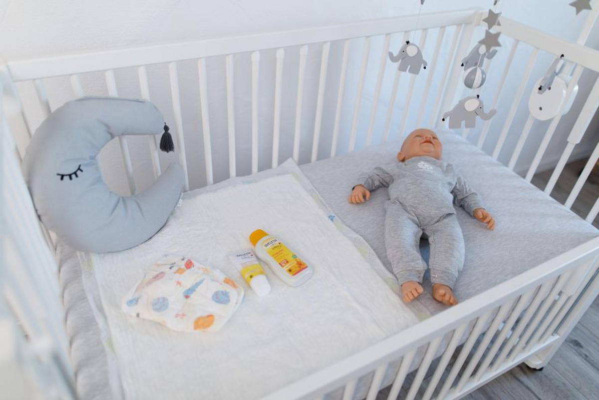 BEISTELLBETT Hajo   - Weiß, Basics, Holz (124/90/64cm) - tiSsi