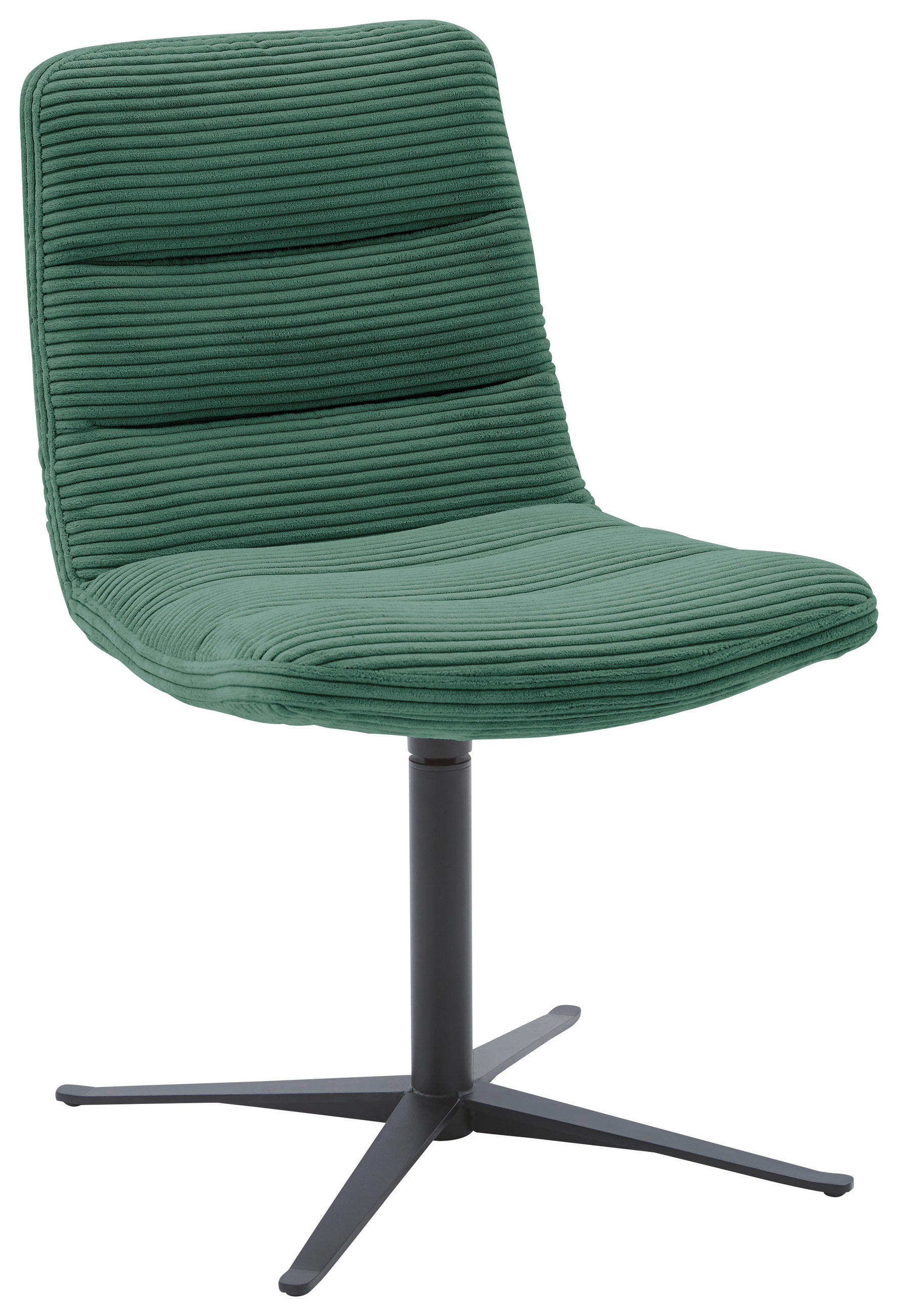STUHL - Schwarz/Grün, Design, Textil/Metall (52/88/66cm) - Dieter Knoll
