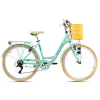 CITYBIKE 26 Zoll Damen  - Gelb/Mintgrün, Basics, Metall (180/70cm) - Da Capo