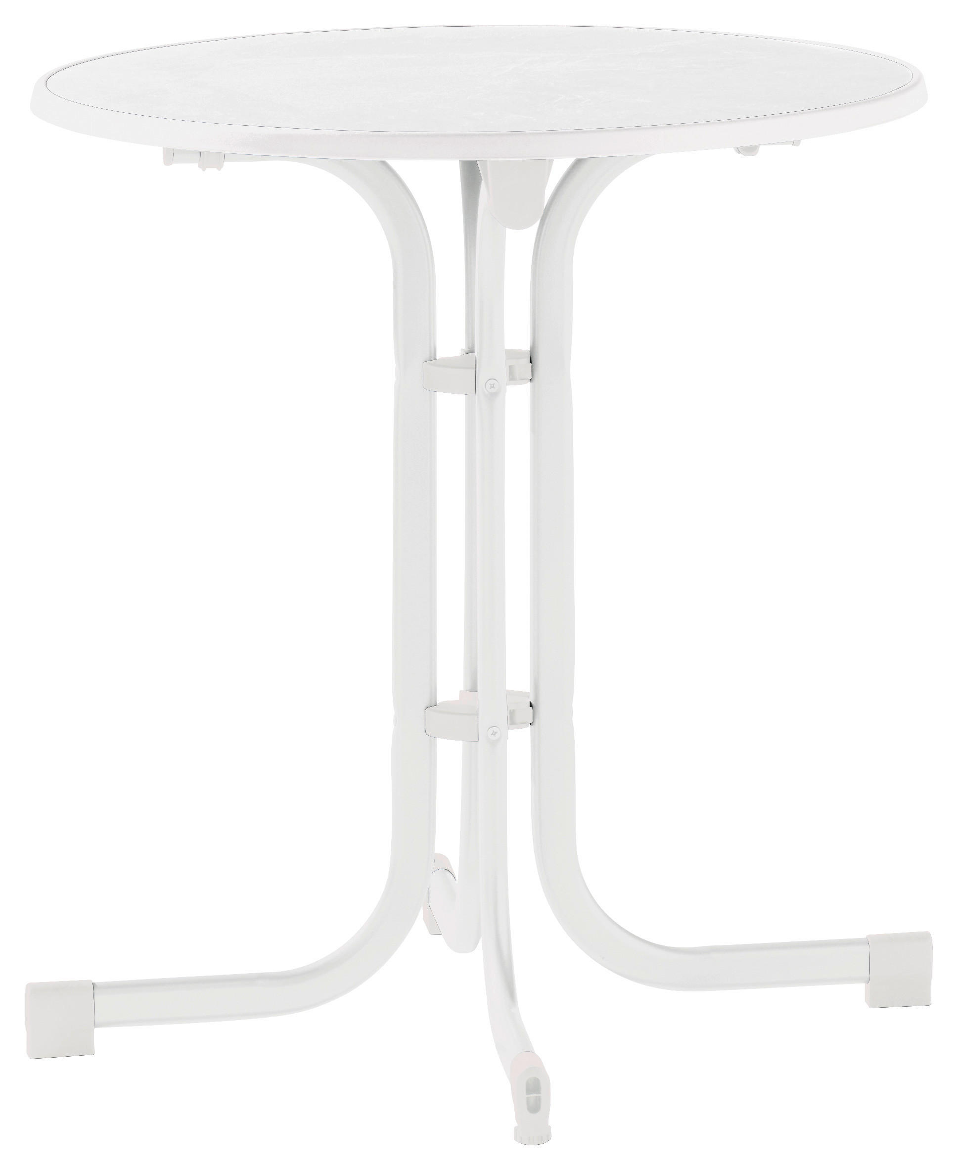 Gartentisch Klappbar Holzwerkstoff/Metall ⌀ 70 cm