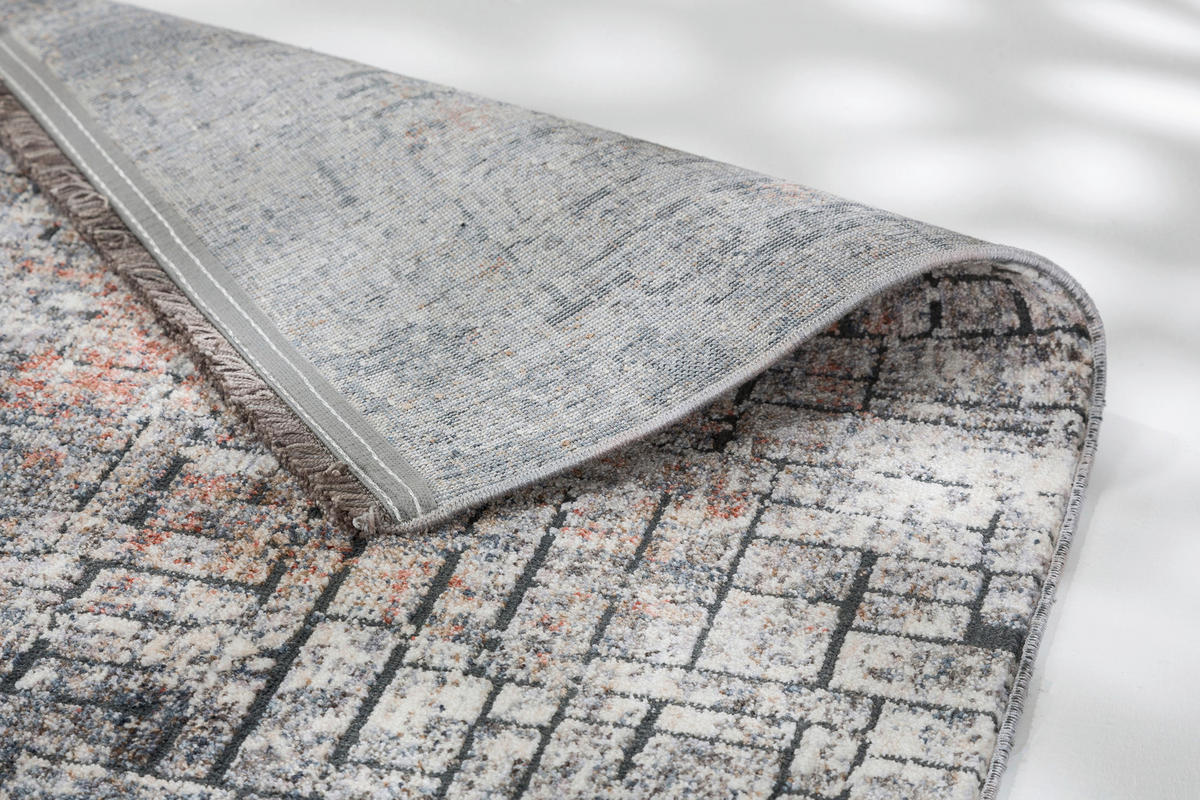 WEBTEPPICH 80/150 cm Grau  - Grau, Design, Textil (80/150cm) - Novel