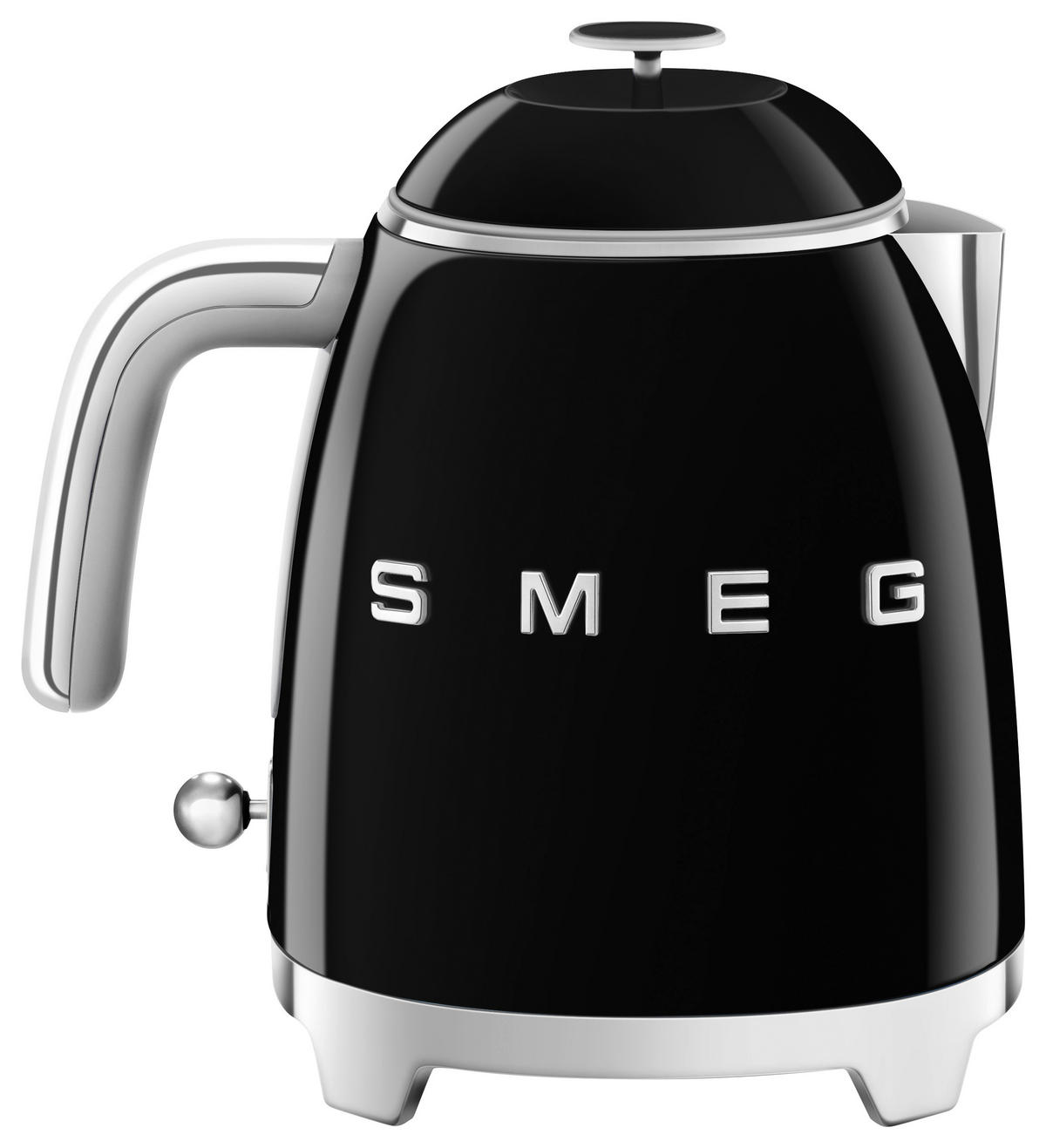 WASSERKOCHER 0.8 l  - Schwarz, Basics, Metall (20/20/15cm) - SMEG